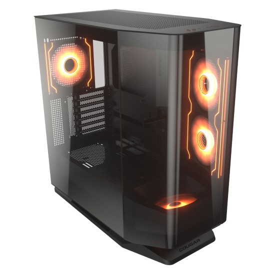 GABINETE COUGAR FV270 RGB NEGRO E-ATX S/FUENTE CRISTAL 3858M60.0005