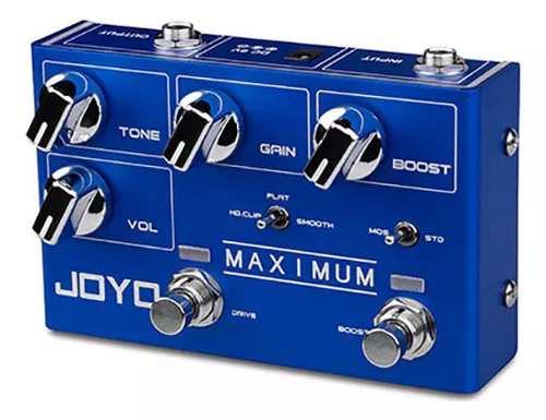 Guitarra Pedal Joyo Maximum Overdrive De Doble Canal R05