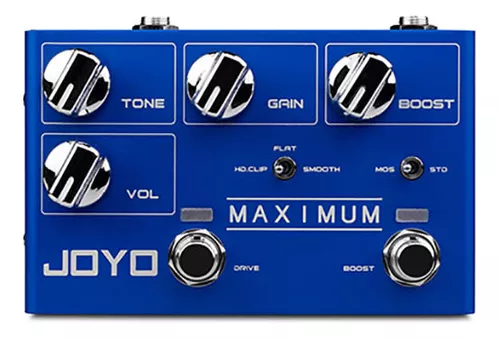 Guitarra Pedal Joyo Maximum Overdrive De Doble Canal R05
