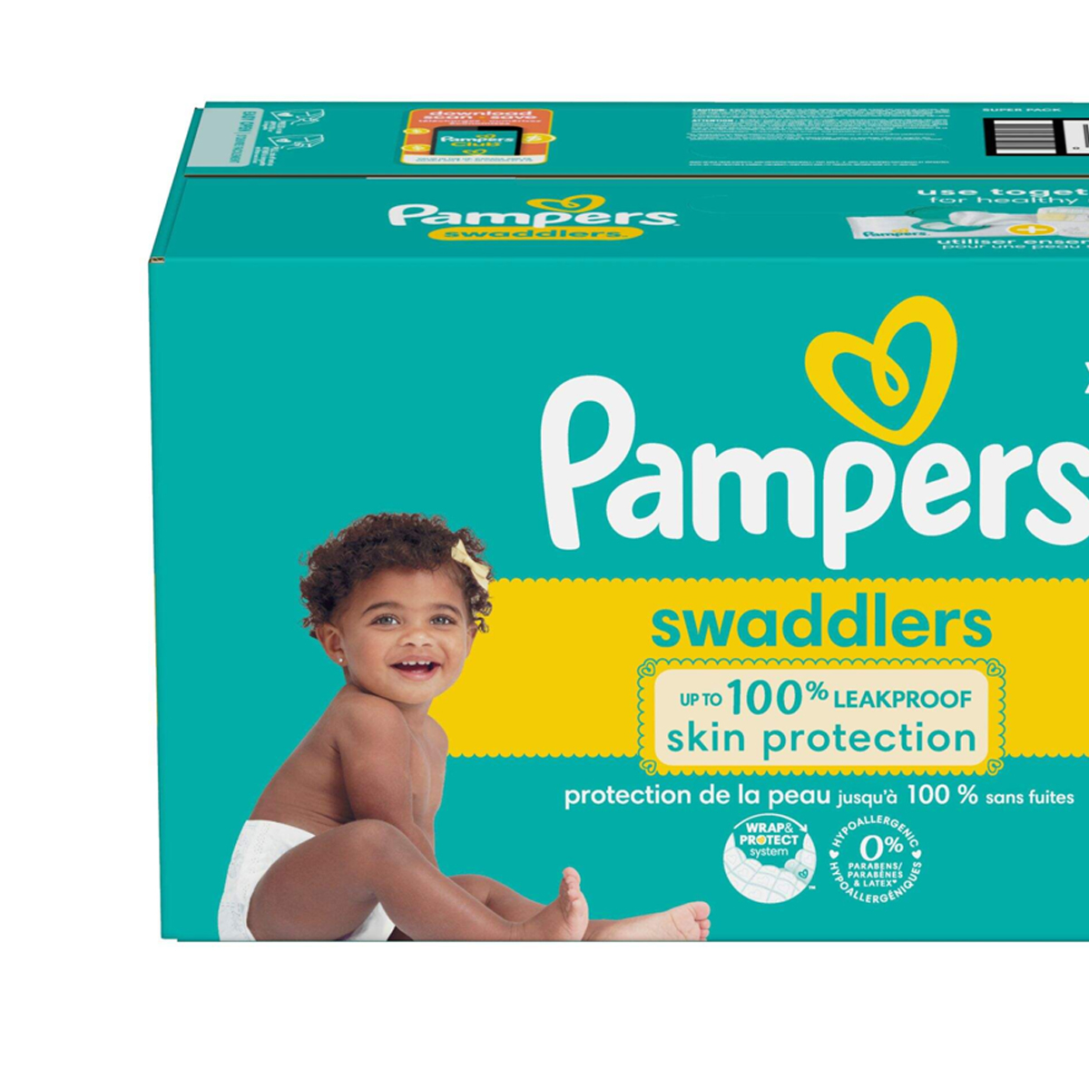 Pañales Pampers Swaddlers Active Baby Talla 3 78pz