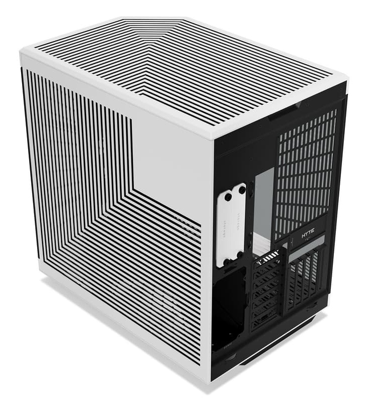 GABINETE HYTE Y70 TOUCH INFINITE EATX S/FUENTE CRISTAL NEGRO/BLANCO CS-HYTE-Y70TI-WB