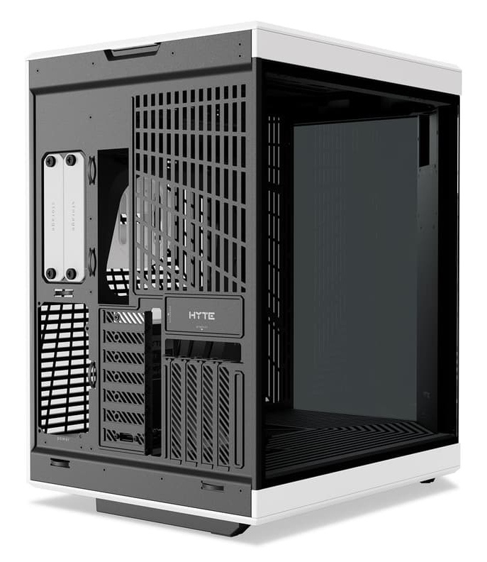 GABINETE HYTE Y70 TOUCH INFINITE EATX S/FUENTE CRISTAL NEGRO/BLANCO CS-HYTE-Y70TI-WB