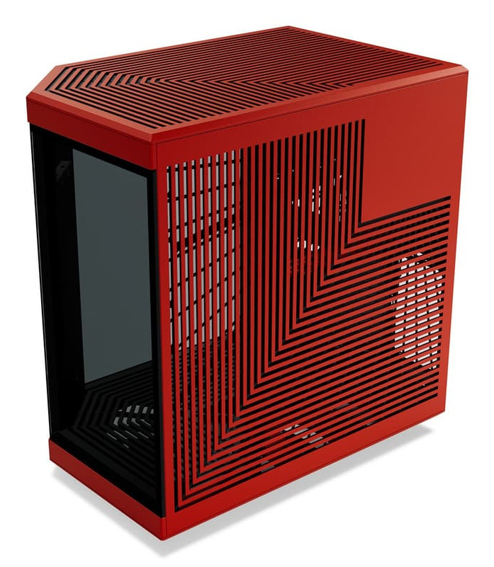 GABINETE HYTE Y70 TOUCH INFINITE EATX S/FUENTE CRISTAL NEGRO/ROJO CS-HYTE-Y70TI-RB