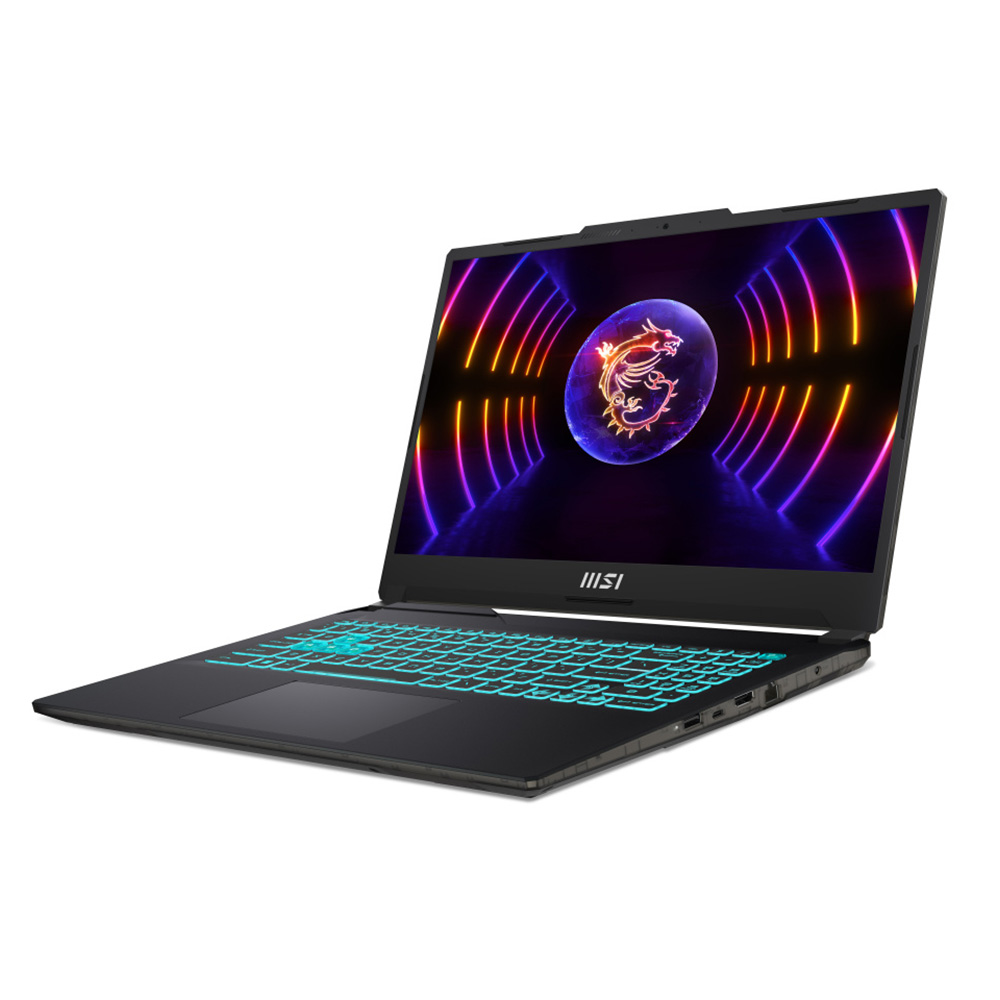 LAPTOP MSI CYBORG CORE I7 13620H 512GB SSD 16GB DDR5 15.6" FHD TEC/ING W11H NEGRO RTX 4050 CYBORG 15 A13VE-1680MX