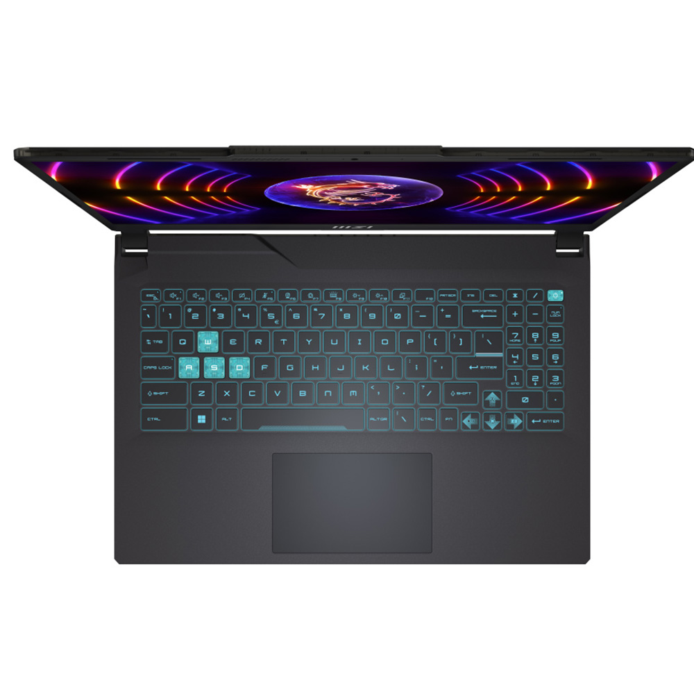 LAPTOP MSI CYBORG CORE I7 13620H 512GB SSD 16GB DDR5 15.6" FHD TEC/ING W11H NEGRO RTX 4050 CYBORG 15 A13VE-1680MX