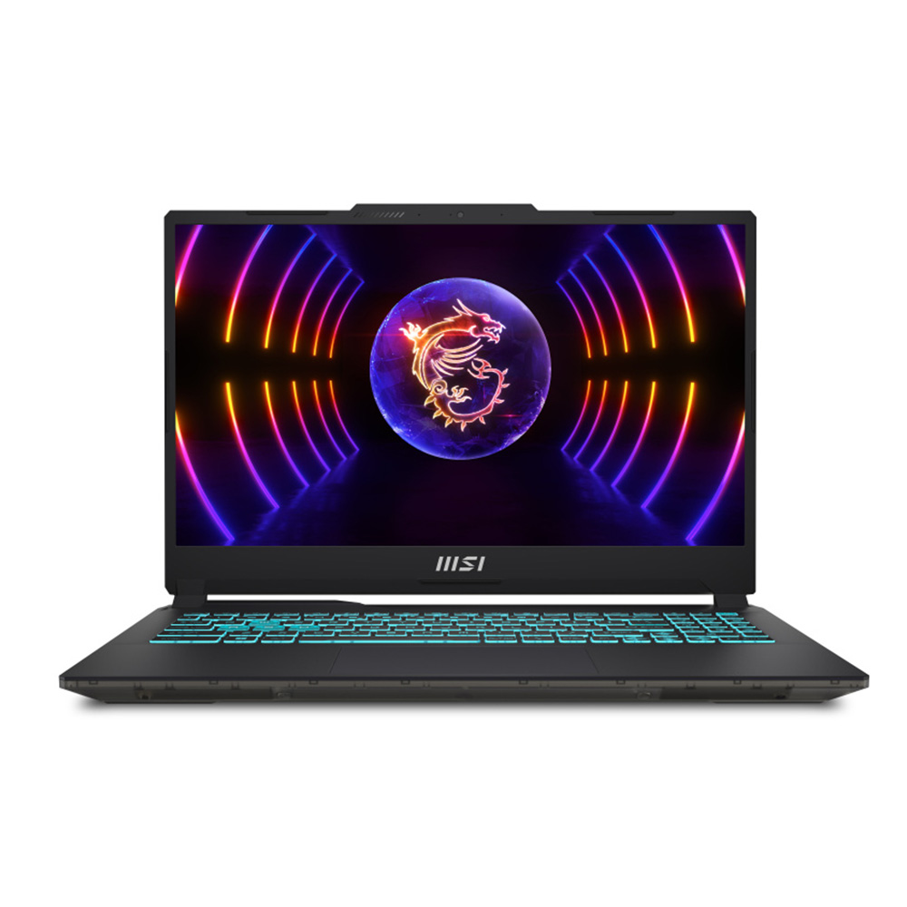 LAPTOP MSI CYBORG CORE I7 13620H 512GB SSD 16GB DDR5 15.6" FHD TEC/ING W11H NEGRO RTX 4050 CYBORG 15 A13VE-1680MX