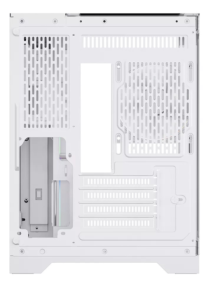GABINETE BALAM RUSH TANK EXPERT CURVE 6400 BLANCO M-ATX DIGITAL 4VENT ARGB CRISTAL S/FUENTE BR-941624