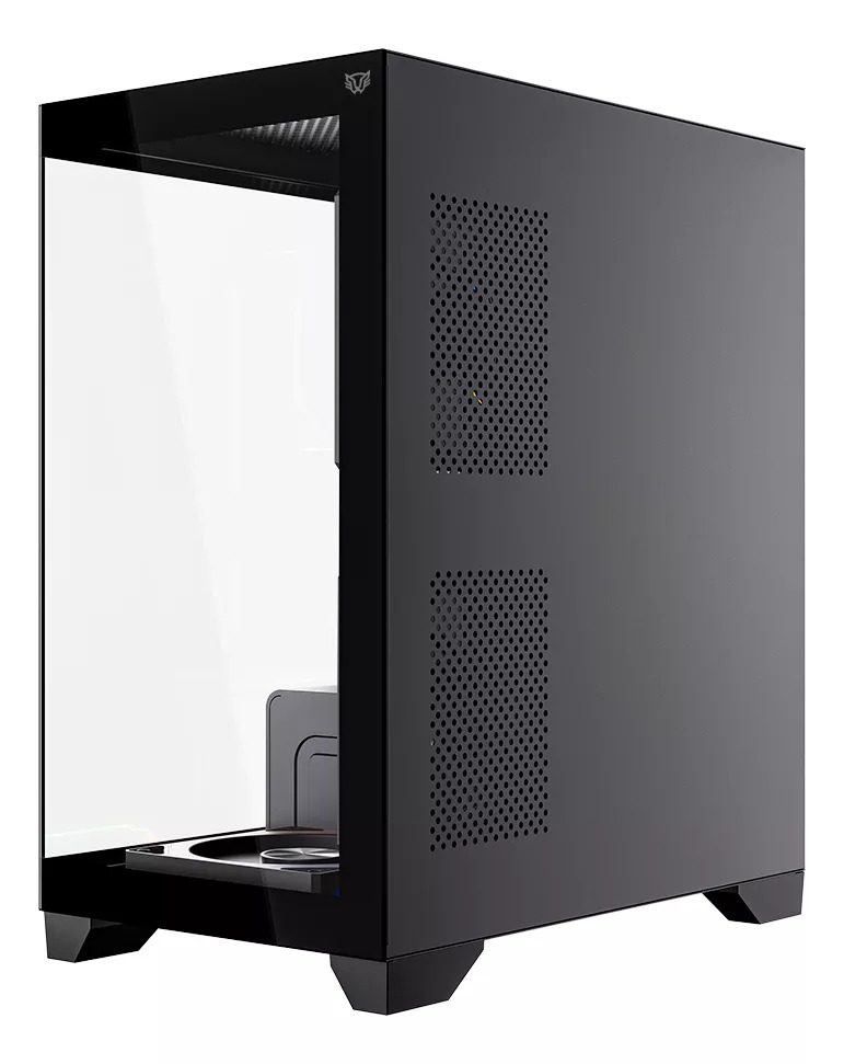GABINETE BALAM RUSH TANK PERFORM 3600 NEGRO M-ATX 4VENT ARGB USB-3.0 CRISTAL S/FUENTE BR-941631