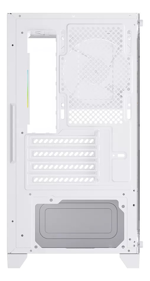 GABINETE BALAM RUSH TANK PERFORM 3600 BLANCO M-ATX 4VENT ARGB USB-3.0 CRISTAL S/FUENTE BR-941648