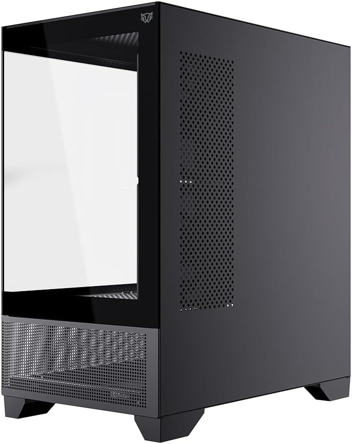 GABINETE BALAM RUSH TANK PERFORM 3200 NEGRO M-ATX 3VENT ARGB USB-3.0 CRISTAL S/FUENTE BR-941655