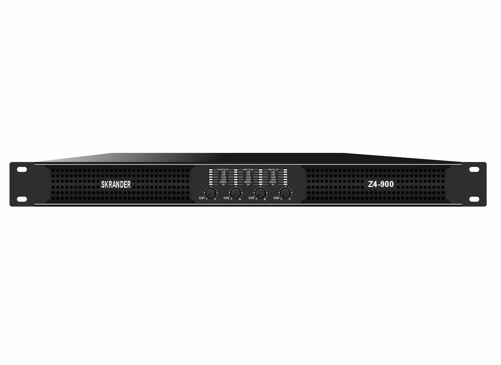Amplificador Profesional alta potencia Skrander Z4-900 4 Canales 900wx4.