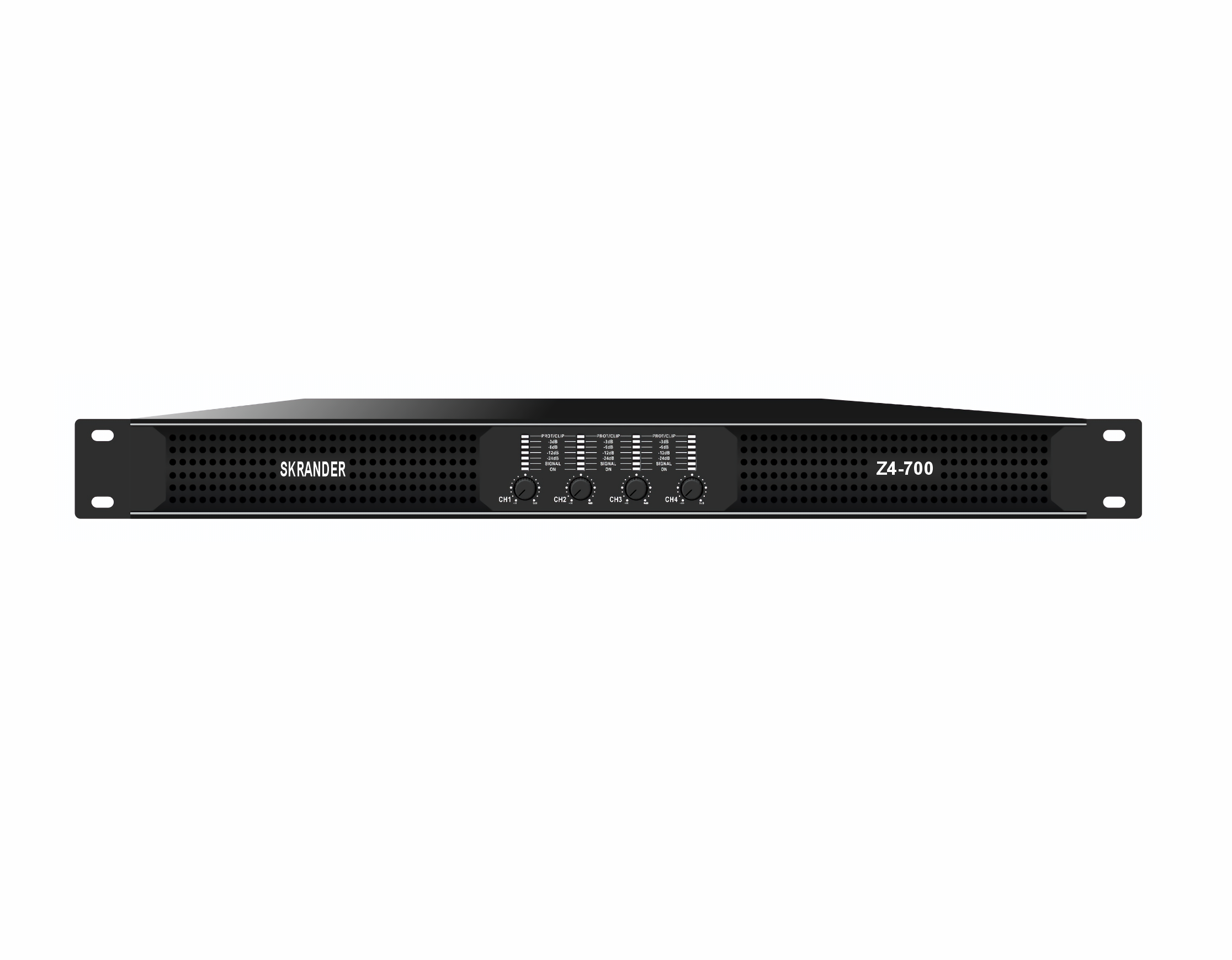 Amplificador profesional para Bajos de 18" 4 canales 700WX4 Z4-700 SKRANDER.