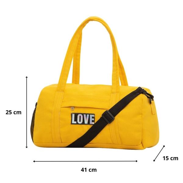 Maleta Love De Dama FANA Lina Color Amarillo Fina Regálala, M4057!!