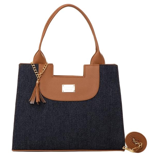 Bolsa Mezclilla De Mujer FANA Hera Color Mezclilla 3 Preciosa Véndela, M4008!!