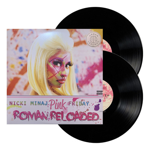 Nicki Minaj Pink Friday Roman Reloaded Importado 2 Lp Vinyl 