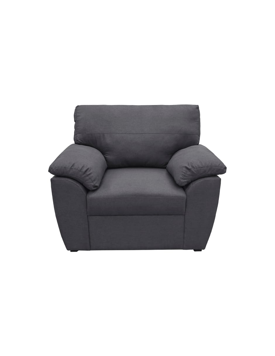 Set de Sofá 3 Plazas, Love Seat y Sillón Individual Sefora Gris