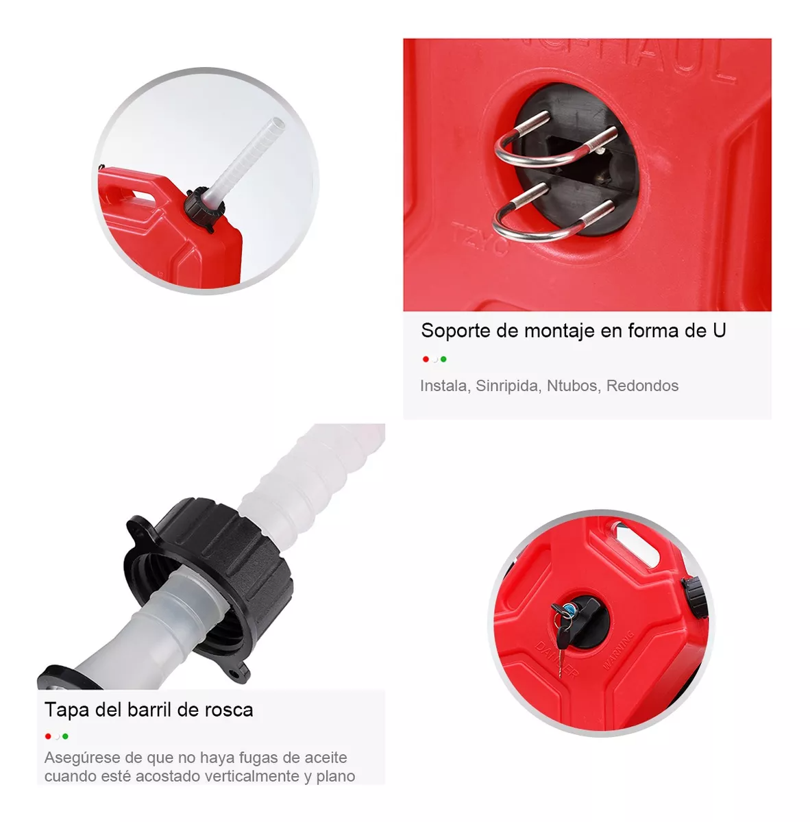 Tanque De Almacenamiento De Combustible De 5 Litros