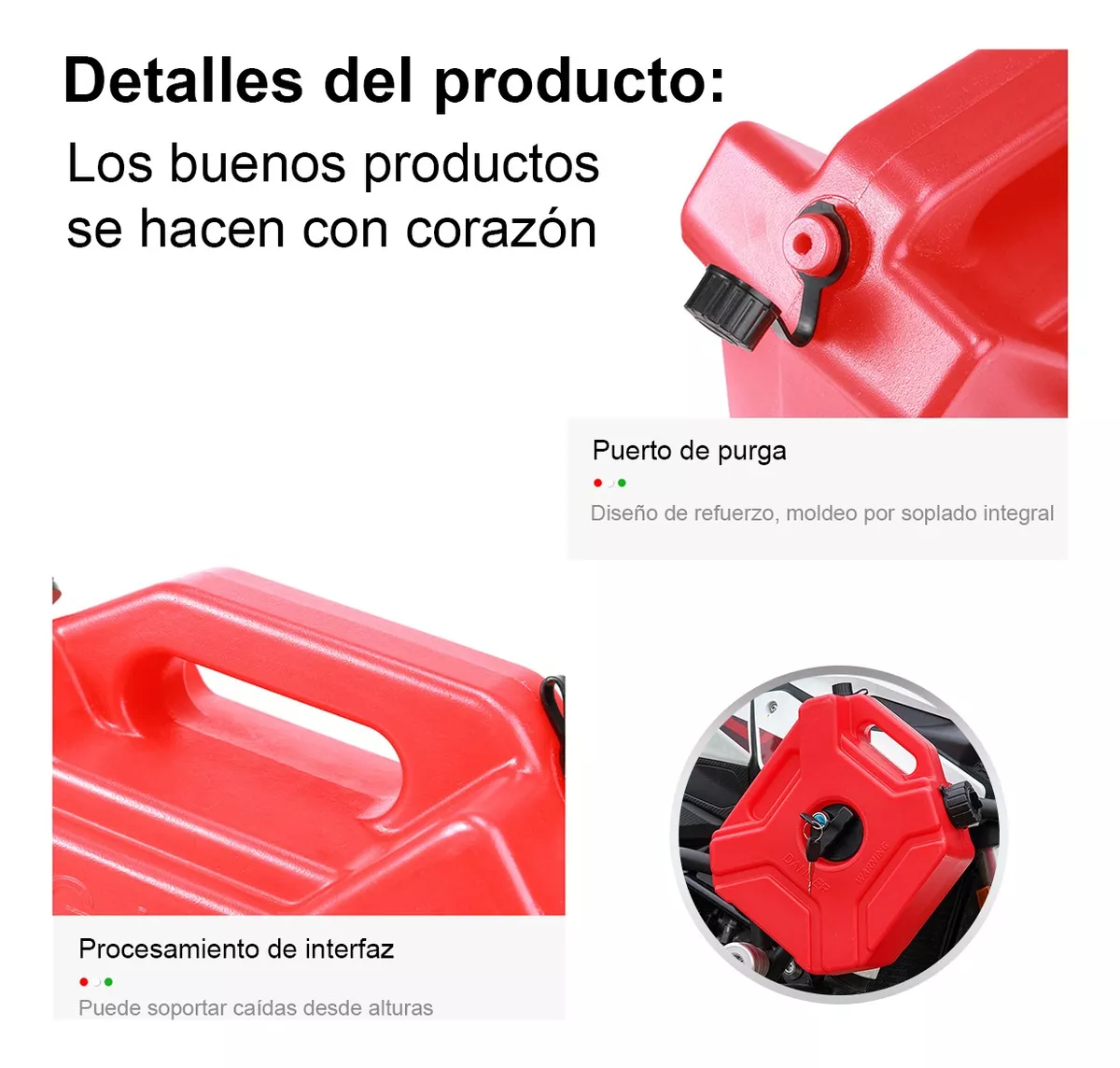 Tanque De Almacenamiento De Combustible De 5 Litros