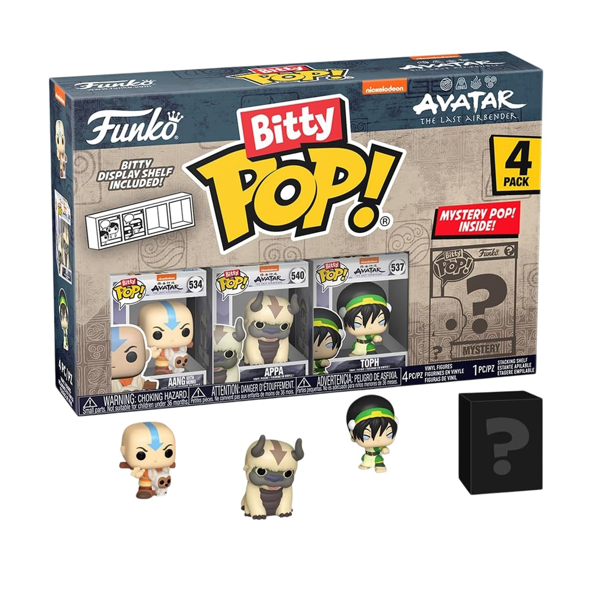 Funko Bitty Pop! Avatar The Last Airbender - Aang 4 Pack