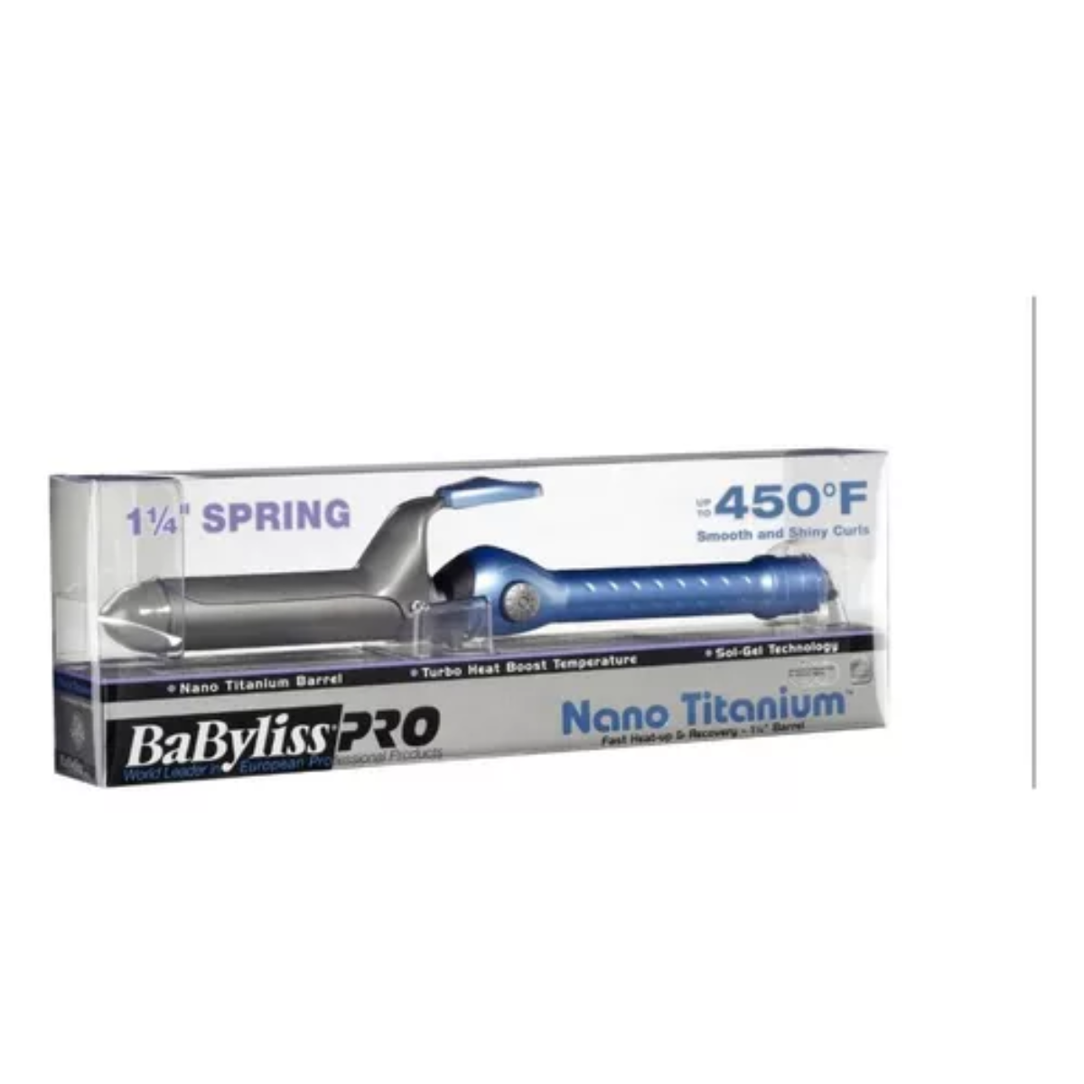 Tenaza BaByliss BABNT5125SES 1 1/4" Nano Titanium azul