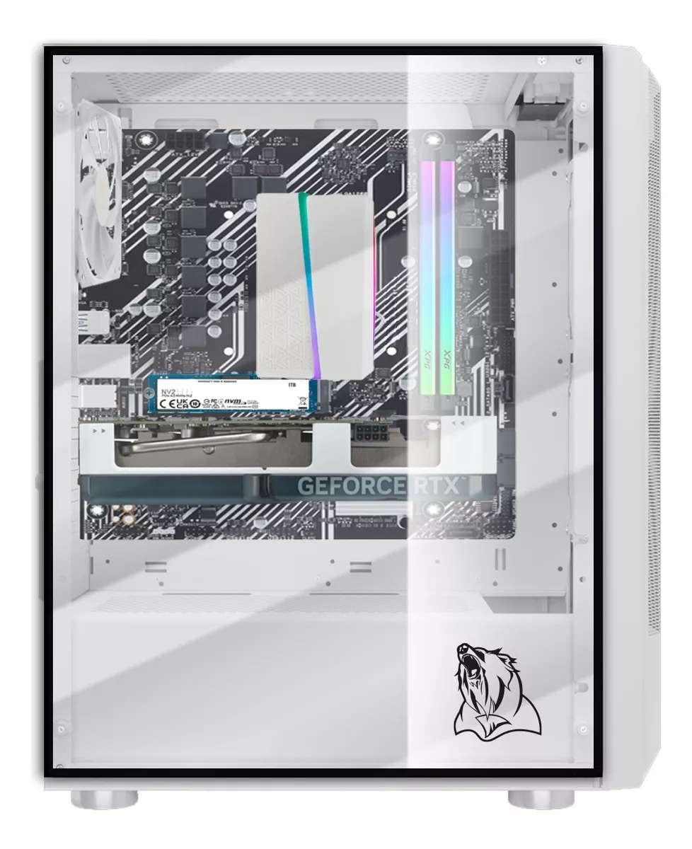 PC GAMER GRIZZLY INTEL CORE I5 10400F 4.3GHZ RXT3060 16GB NV2 1 TB WIFI BT PG-INTEL069