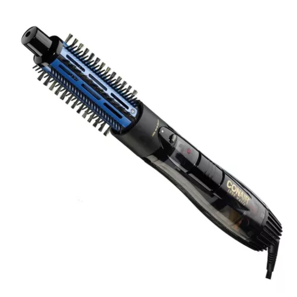 Cepillo Conair Voluminizador 1 1/2", 3 en 1 Negro con Turquesa