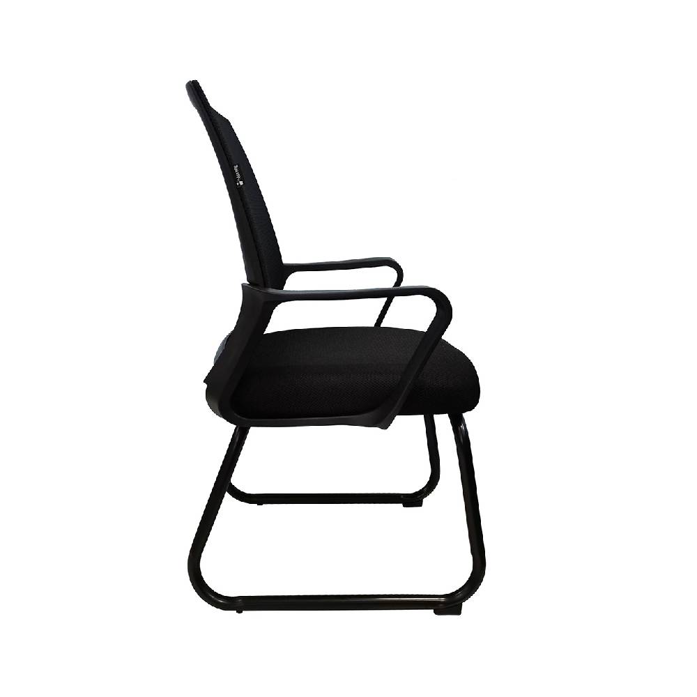 Silla de Visita Nextep NE-652N con Descansabrazos Negro