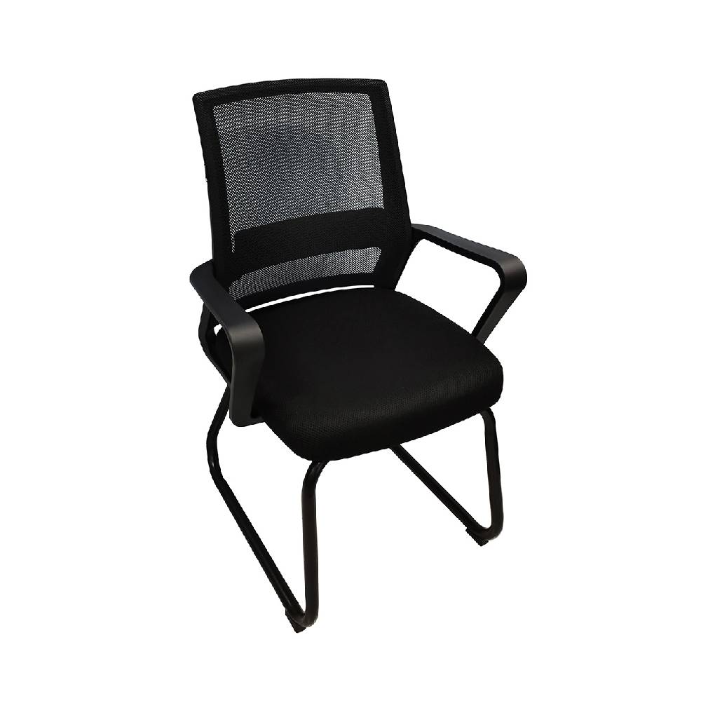 Silla de Visita Nextep NE-652N con Descansabrazos Negro
