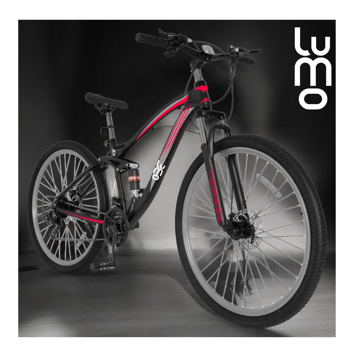 Bicicleta De Montaña Aluminio Doble Suspensión R29 Shimano