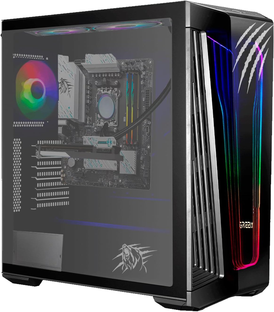 PC GAMER GRIZZLY AMD RYZEN 5 8500G 3.5GHZ 32GB RX6750XT NV2 2TB WIFI BT PG-AMD056