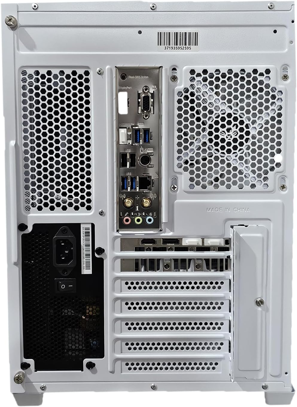 PC GAMER GRIZZLY AMD RYZEN 7 5700X 4.6GHZ RTX 4060 32GB M.2 1TB WIFI BT BLANCO PG-AMD058