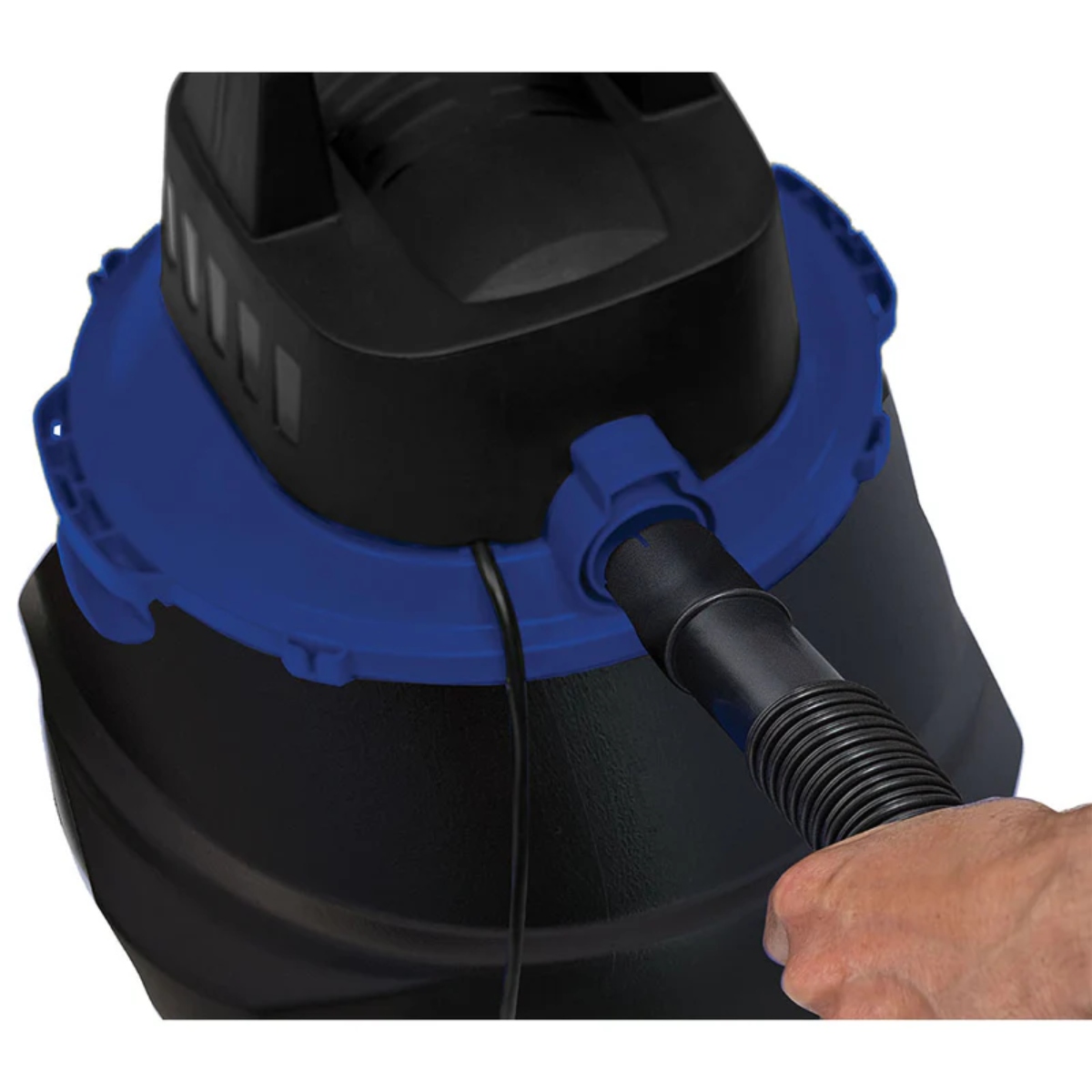 Aspiradora Koblenz WD-5 MA Seco-Mojado 5 Galones Negra/Azul ENDY5