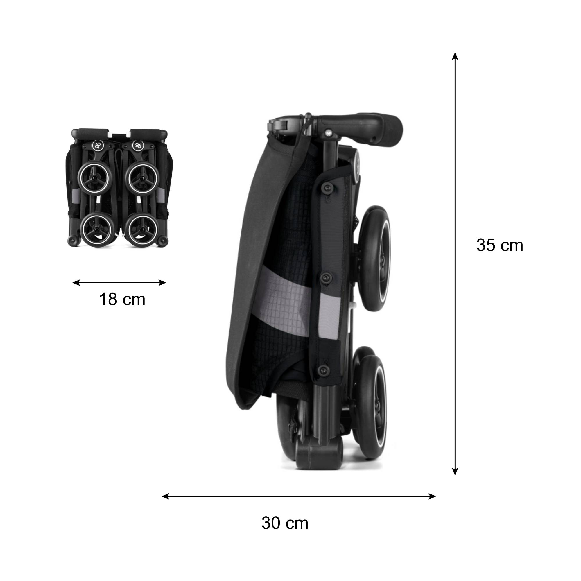 Carriola Viajera Gb Pockit Air All Terrain Ligera Apto Avion Ultra Compacta