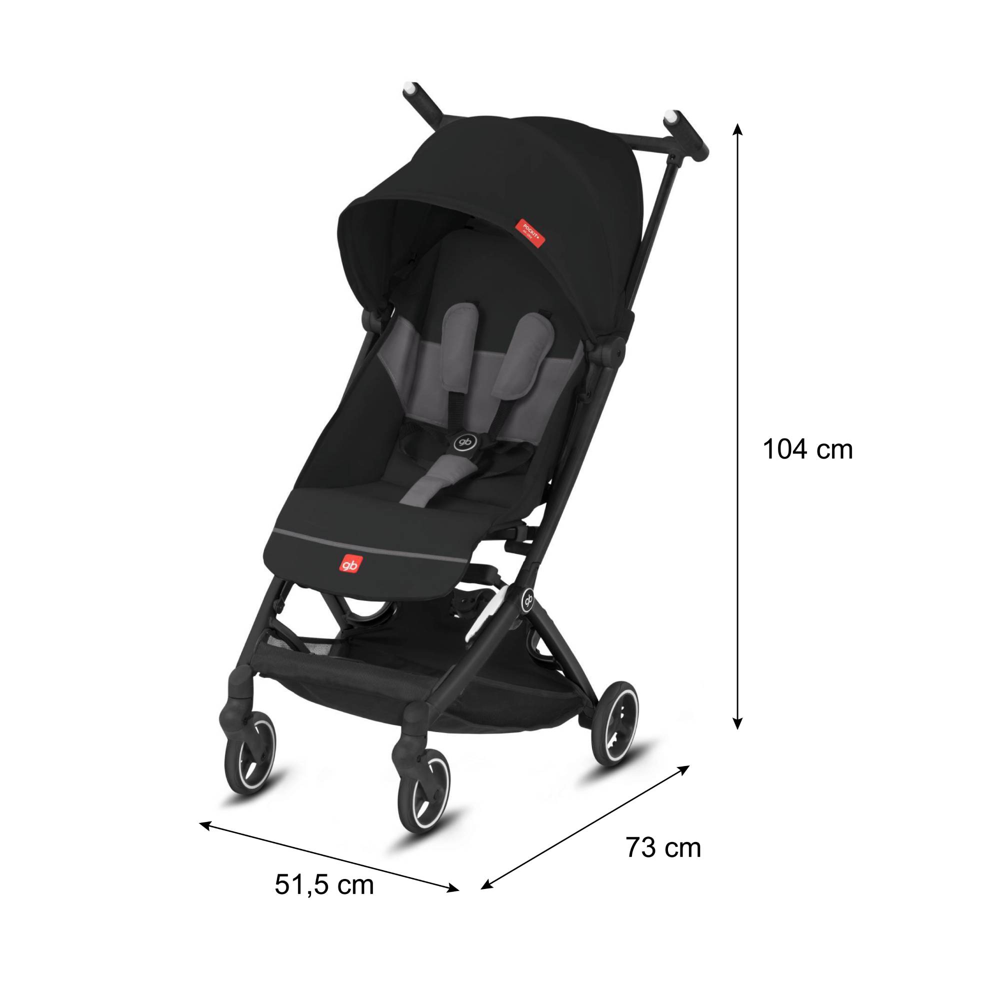 Carriola De Viaje Gb Pockit+ All City Apto Avion Ligera