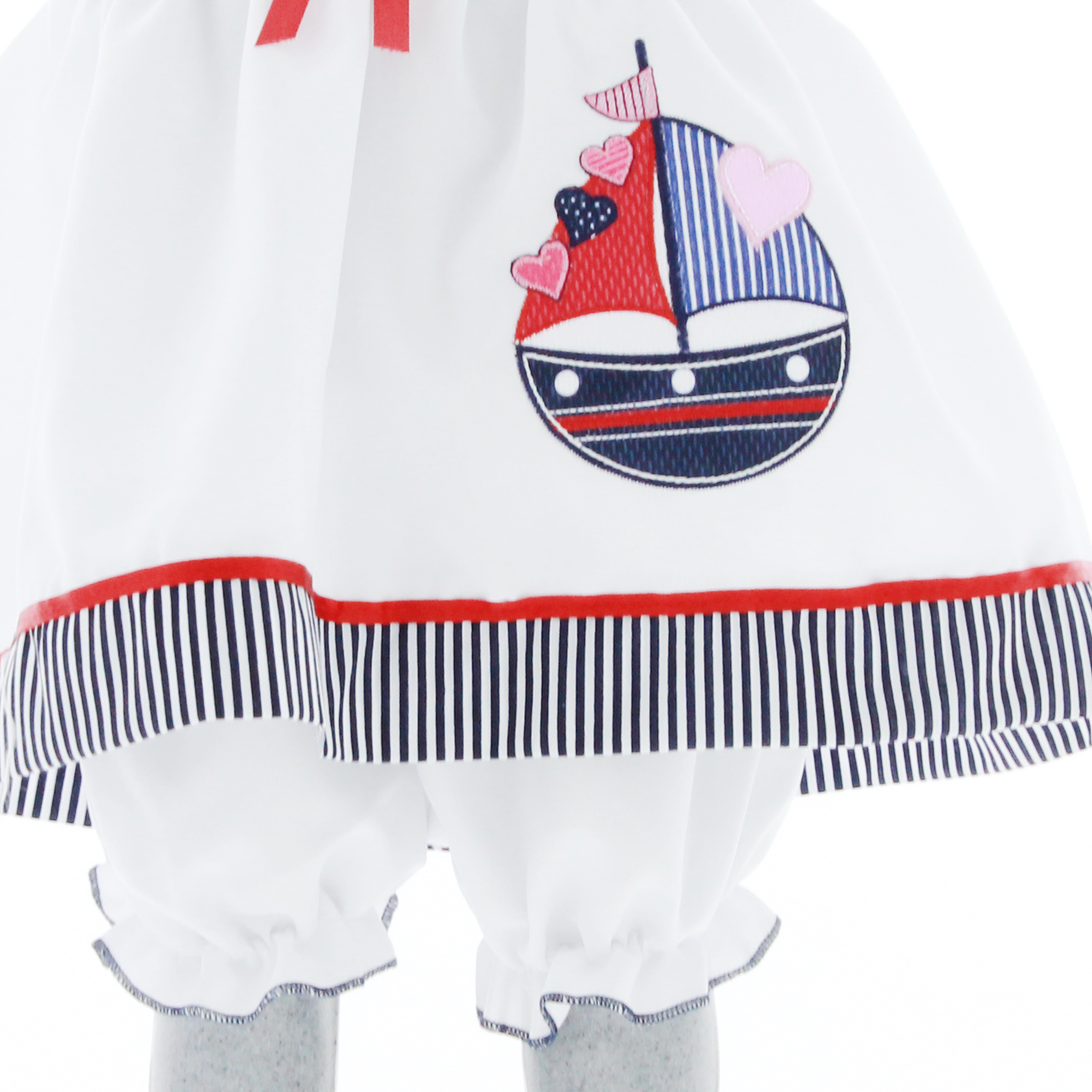 Vestido color Blanco 3901 0 a 2Años.