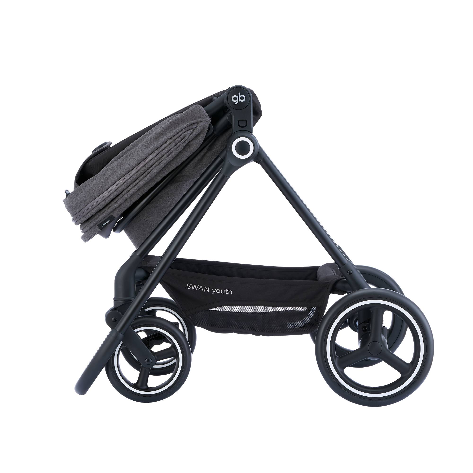 Carriola Bebe Gb Swan Aluminio 2 En 1 Bambineto Ligera Lujo Urbano