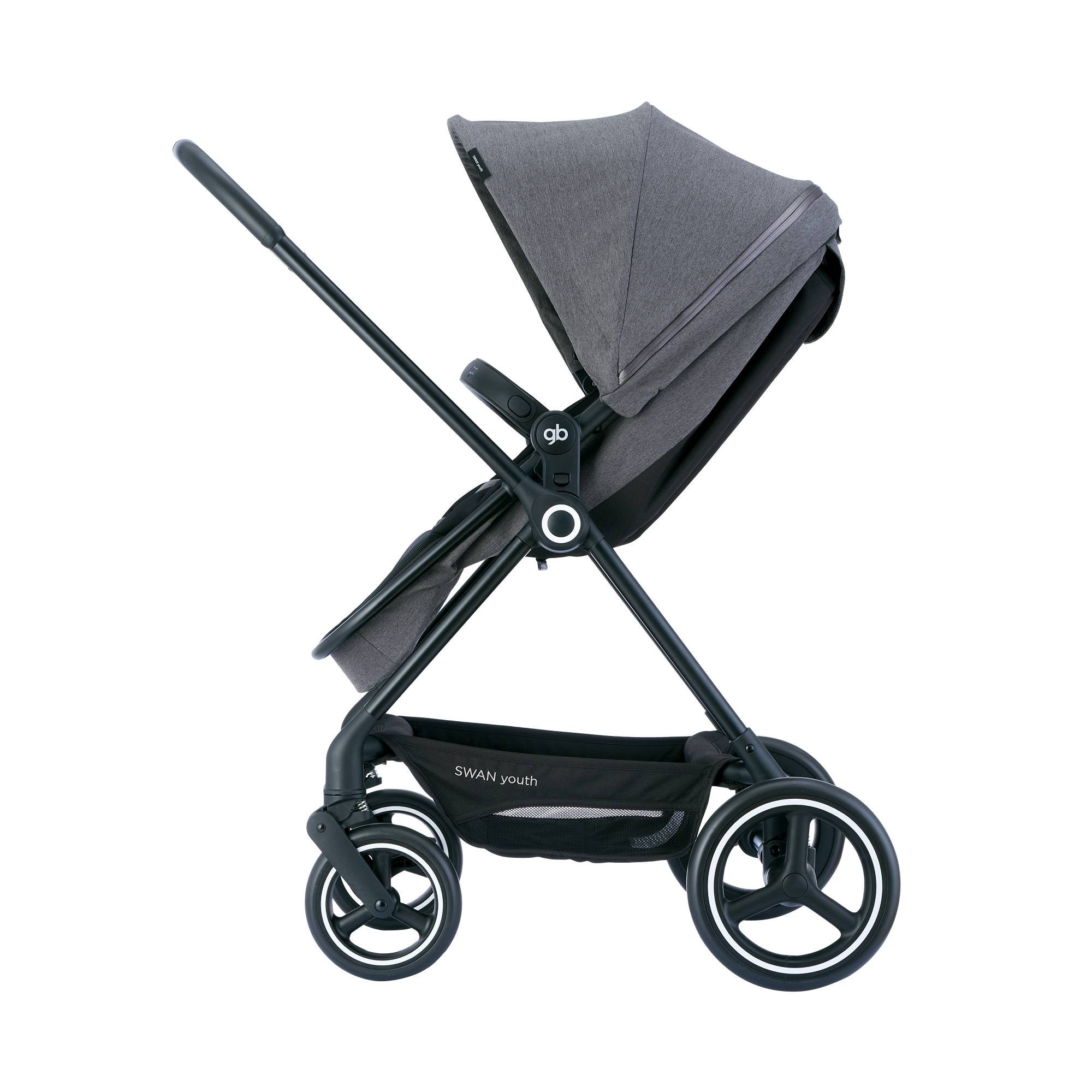 Carriola Bebe Gb Swan Aluminio 2 En 1 Bambineto Ligera Lujo Urbano