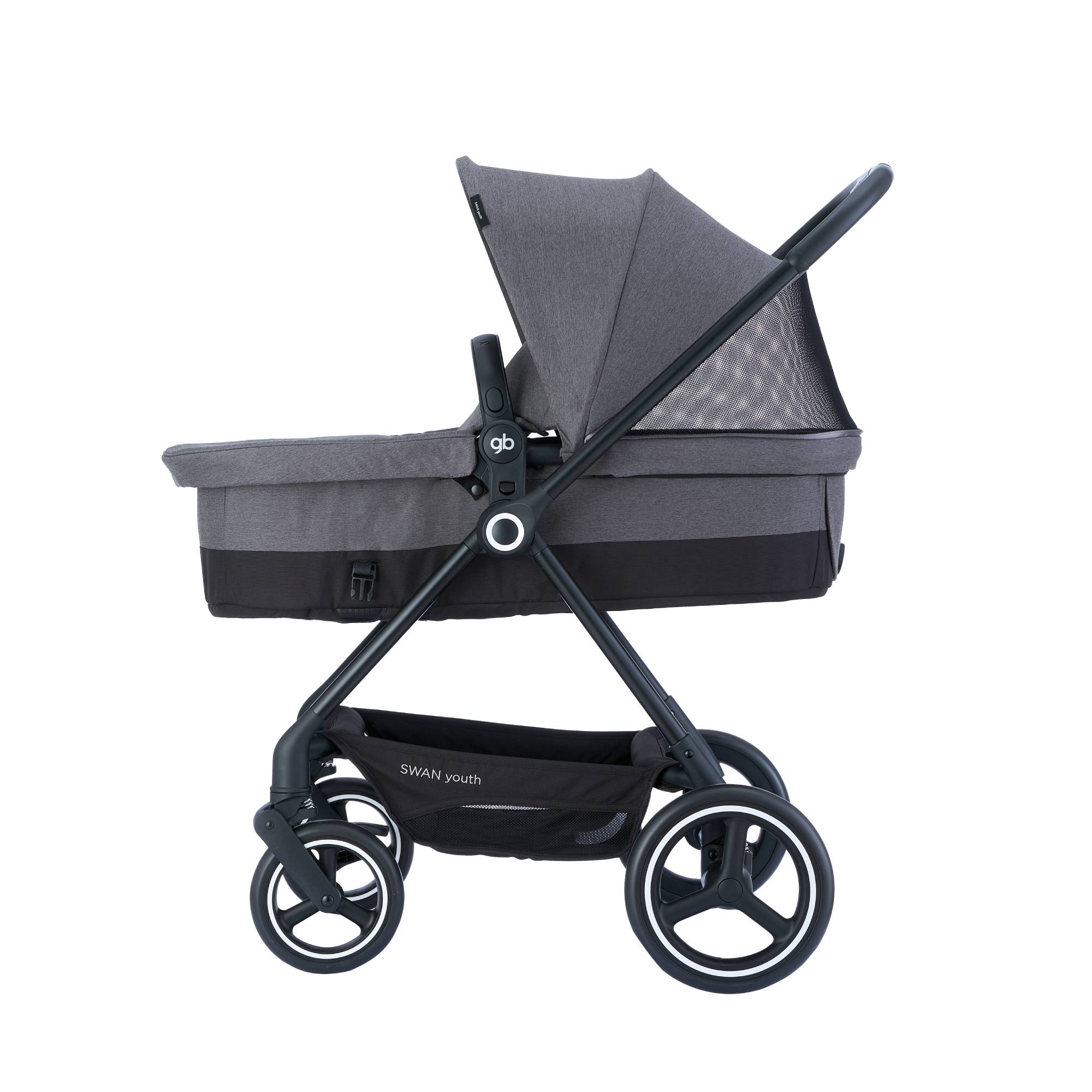 Carriola Bebe Gb Swan Aluminio 2 En 1 Bambineto Ligera Lujo Urbano