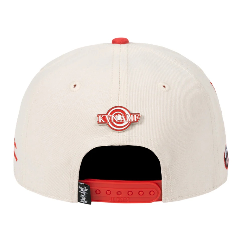 Gorra JC Hats Kevin AMF Freson Beige-Rojo Unisex 0003289