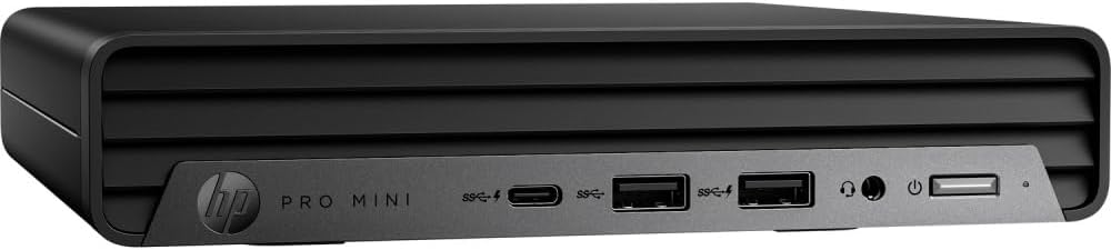 EQUIPO DE ESCRITORIO HP PRO MINI 400 G9 CORE I7 12700T 512GB 8GB DDR4 NEGRO W11P 9P0B5LA