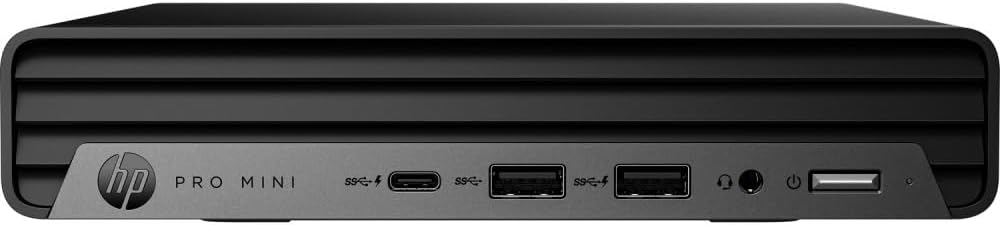 EQUIPO DE ESCRITORIO HP PRO MINI 400 G9 CORE I7 12700T 512GB 8GB DDR4 NEGRO W11P 9P0B5LA