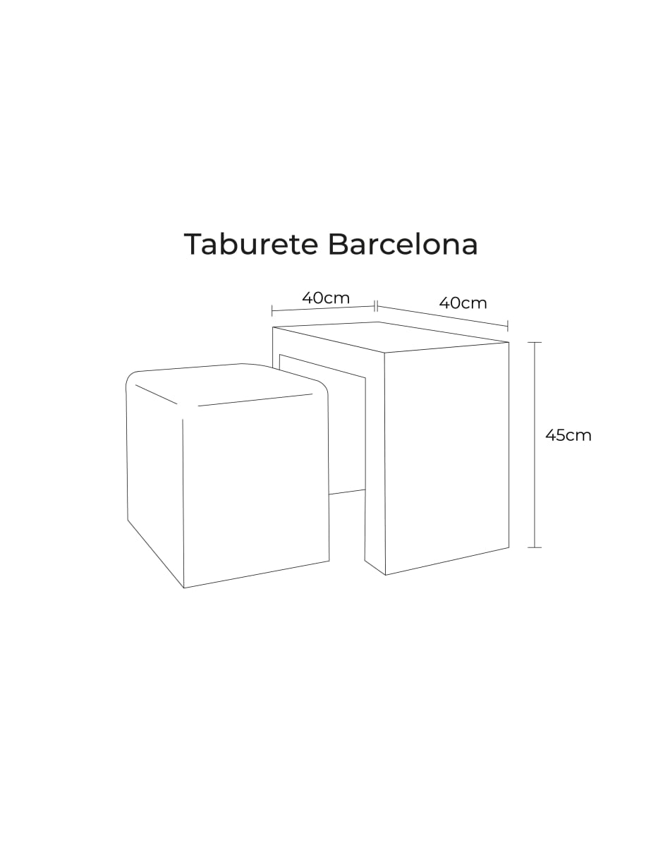 Sala Modular Esquinera Barcelona con Baúl gris