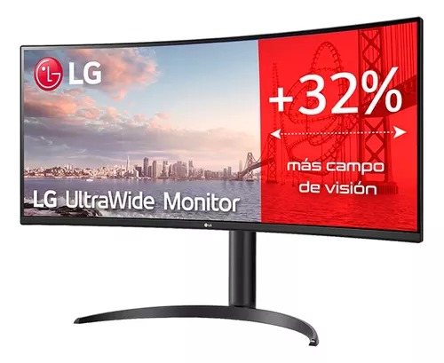 Monitor Gamer LG Curvo 34wp65c-b 34 Wqhd 160hz 1ms Color Negro