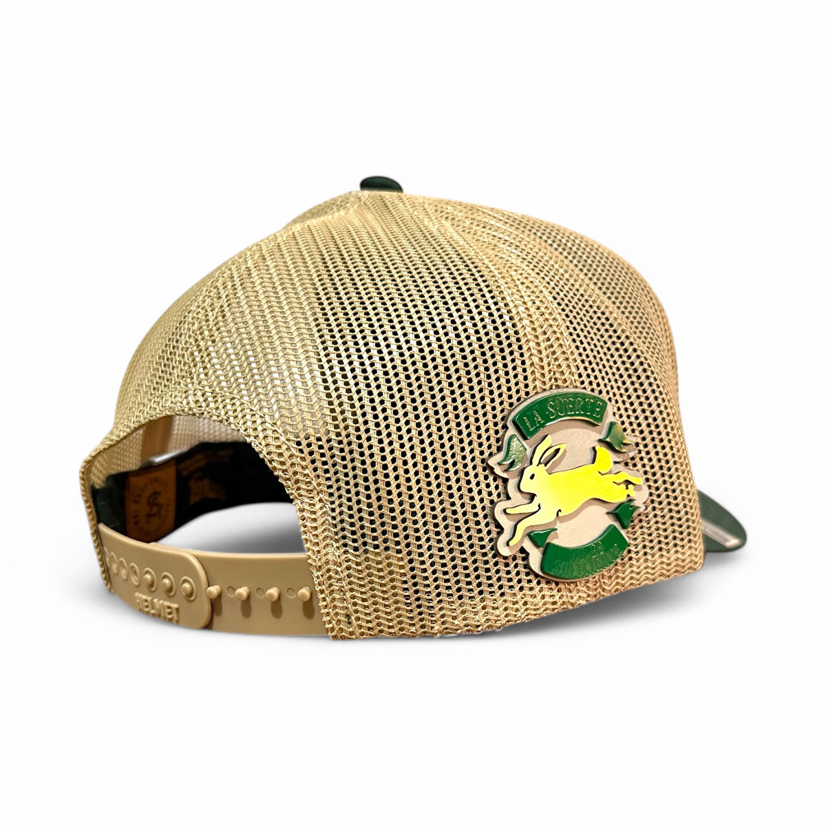 VAGO Style LUCKY Trébol Gorra Artesanal Verde Visera Curva