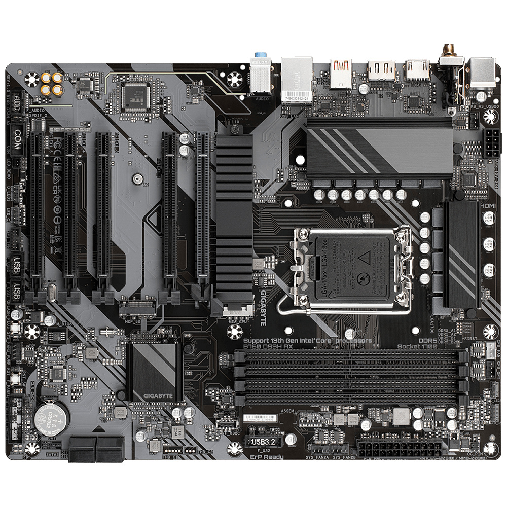 MB GIGABYTE B760 DS3H AX INTEL 1700 DDR5 G4GB ATX B760 DS3H AX 