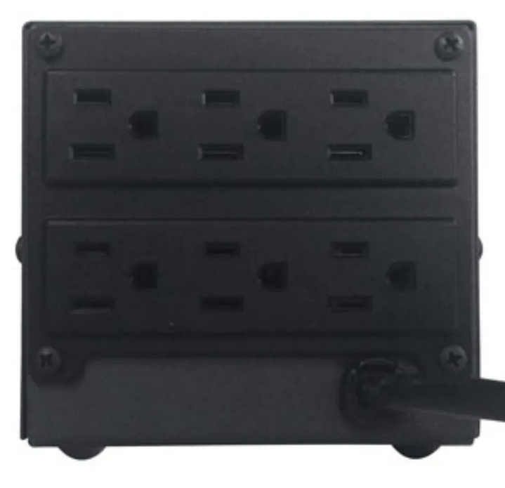 Regulador Koblenz ER-2550, 134J, 2000W, Entrada 90-145V, Salida 120V, 6 Contactos. 
