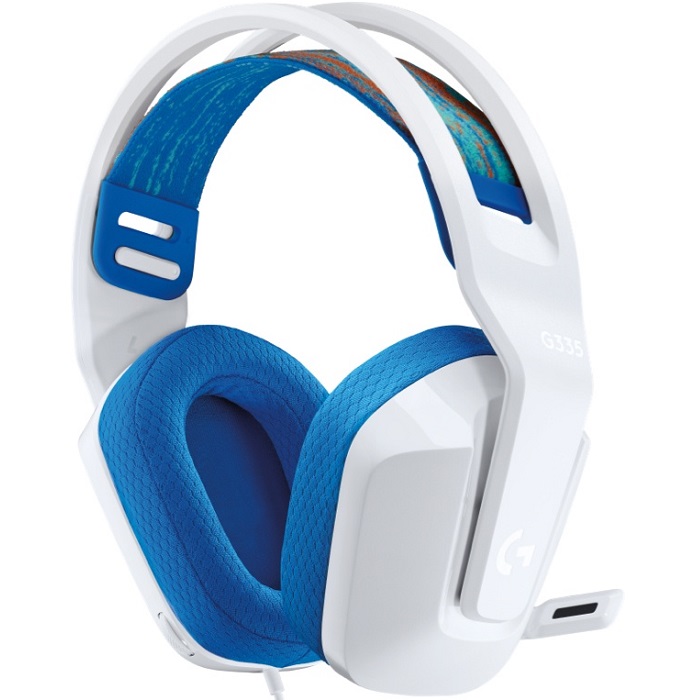 Diadema Logitech G335 Blanco Gaming Headset 3.5mm 981-001017