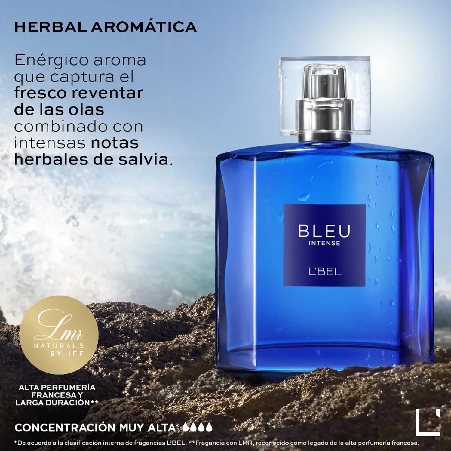 perfume fraganciaa colonia  caballero blue intese lbel