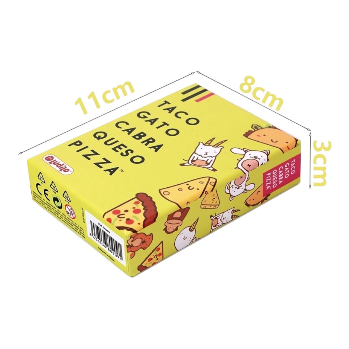 Taco Gato Cabra Queso Pizza Juego De Mesa Lúdilo