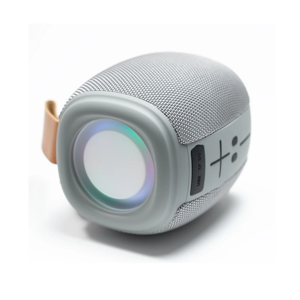 Perfect Choice Bocina Novel Drum, Bluetooth, Inalámbrico, 100W PMPO, Gris - Resistente al agua. 